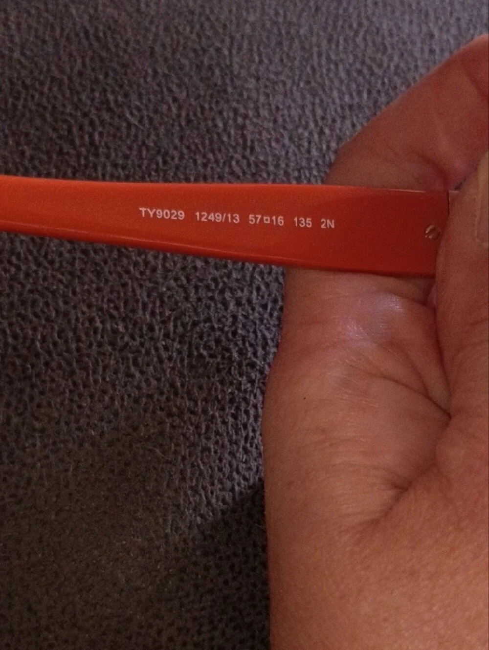 Tory Burch Orange Round Designer Sunglasses